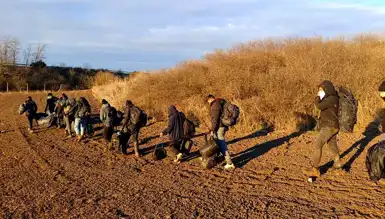 Edirne'de 15 Düzensiz Göçmen Yakalandı